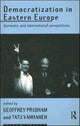 Book cover of: Democratization in Eastern Europe. By: Geoffre Pridham