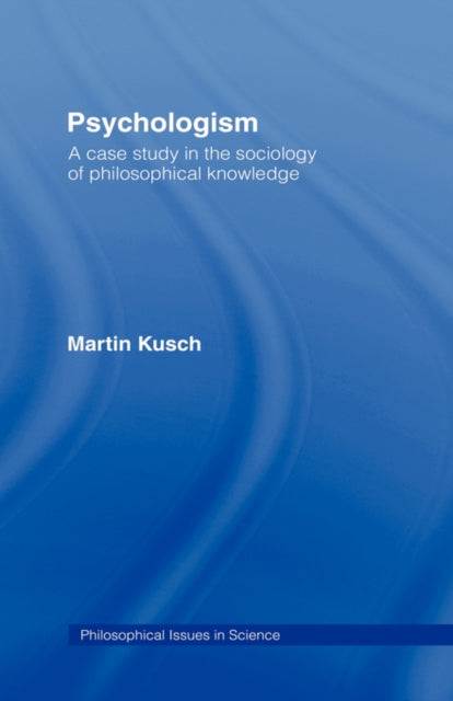 Book cover of: Psychologism