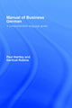 Book cover of: Manual of Business German