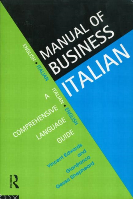 Book cover of: Manual of Business Italian