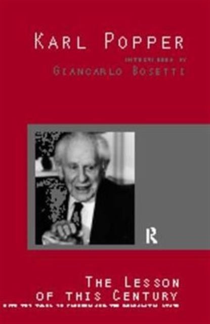Book cover of: Lesson of this Century. By: Karl Popper