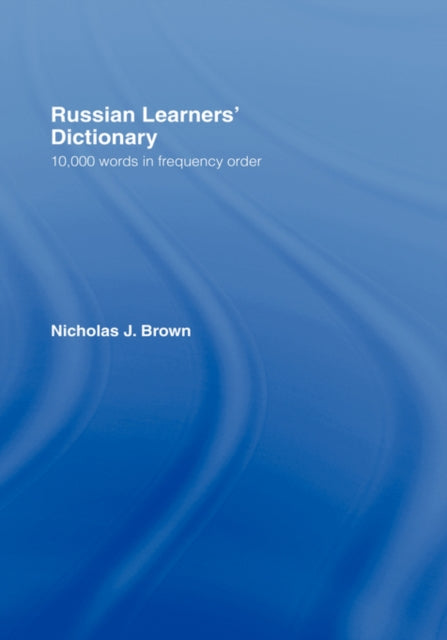 Book cover of: Russian Learners' Dictionary