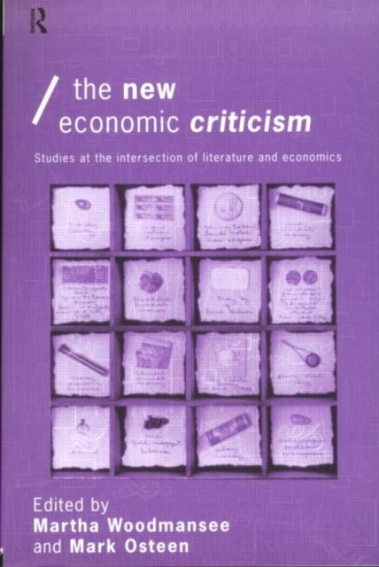 Book cover of: New Economic Criticism. By: M. Woodmansee