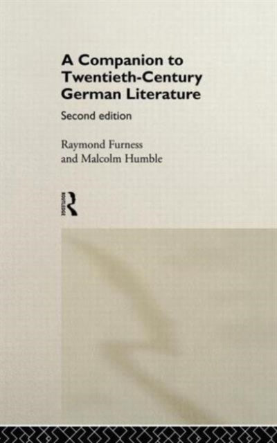 Book cover of: Companion to Twentieth-Century German Literature
