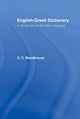 Book cover of: English-Greek Dictionary. By: S. C. Woodhouse