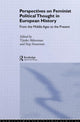 Book cover of: Perspectives on Feminist Political Thought in European History