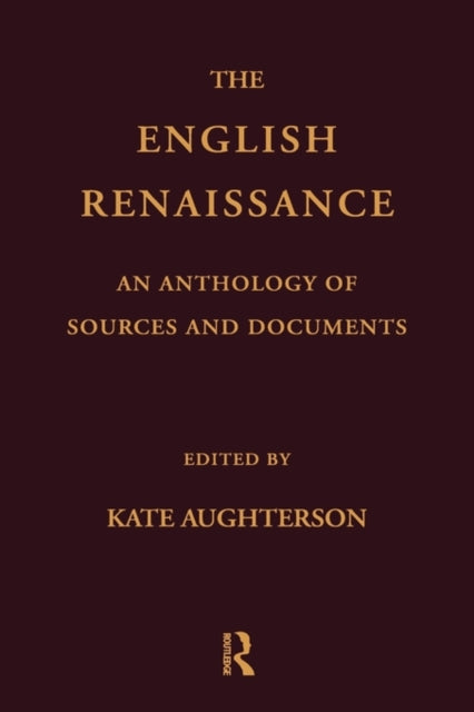 Book cover of: English Renaissance. By: K. Aughterson