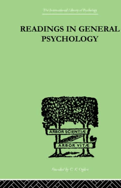 Book cover of: Readings In General Psychology. By: PAUL & HALMOS