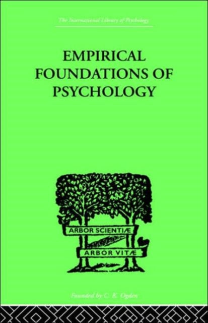 Book cover of: Empirical Foundations Of Psychology. By: N H & B PRONKO