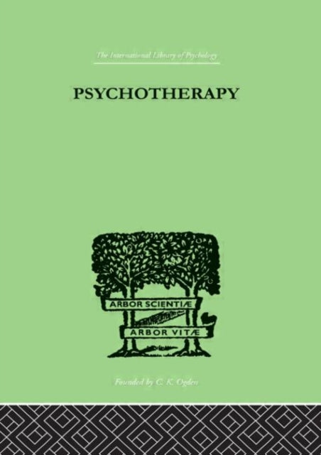 Book cover of: Psychotherapy. By: PAUL SCHILDER