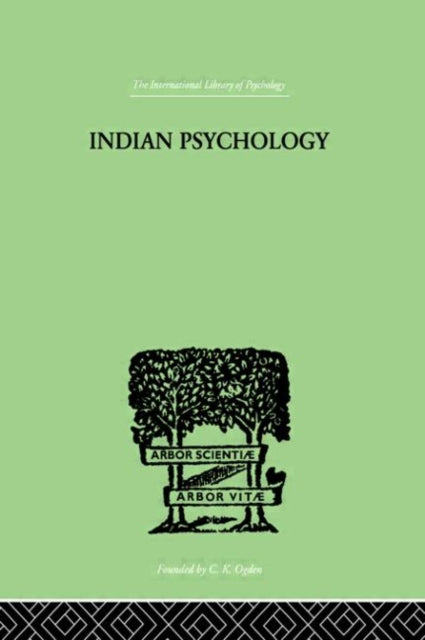 Book cover of: Indian Psychology Perception. By: Jadunath SINHA