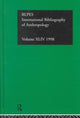 Book cover of: IBSS: Anthropology: 1998. By: Compiled by the