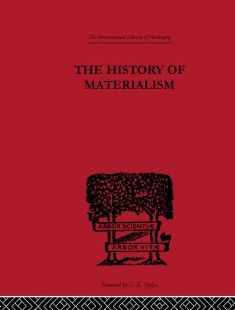 Book cover of: History of Materialism. By: F.A. Lange