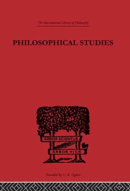 Book cover of: Philosophical Studies. By: G.E. Moore