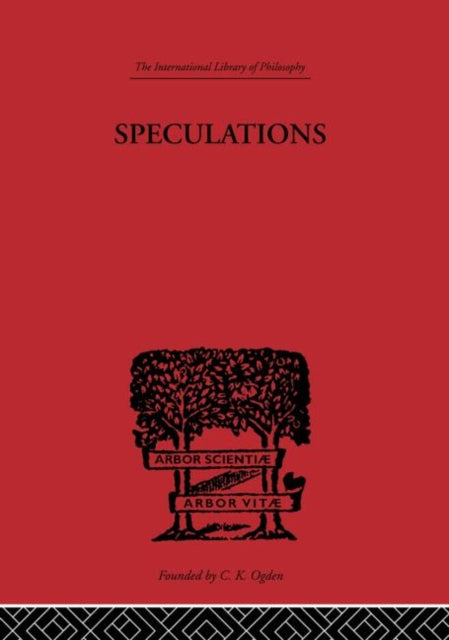 Book cover of: Speculations. By: T.e. Hulme
