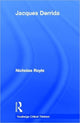 Book cover of: Jacques Derrida. By: Nicholas Royle