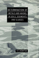 Book cover of: Determination of Metals and Anions in Soils, Sediments and Sludges