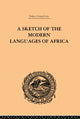 Book cover of: Sketch of the Modern Languages of Africa: Volume I. By: Robert Nee Cust