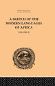 Book cover of: Sketch of the Modern Languages of Africa: Volume II. By: Ro Needham Cust