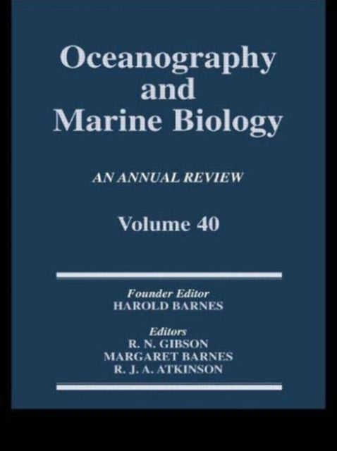 Book cover of: Oceanography and Marine Biology