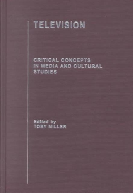 Book cover of: Television. By: Toby Miller
