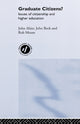 Book cover of: Graduate Citizens. By: John Ahier
