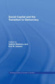 Book cover of: Social Capital and the Transition to Democracy