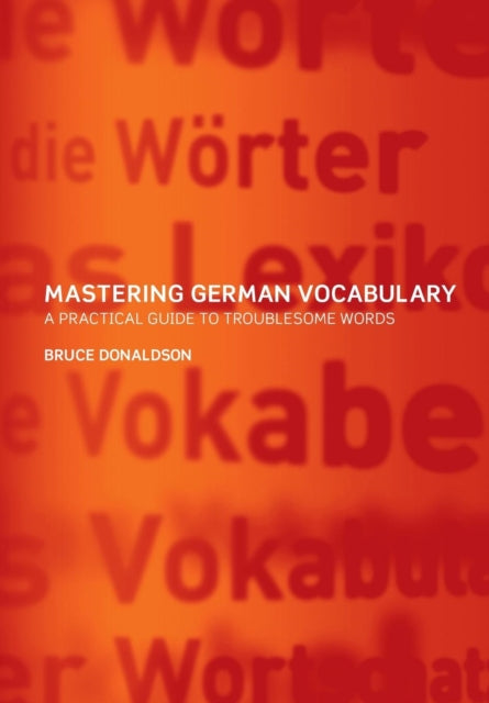 Book cover of: Mastering German Vocabulary