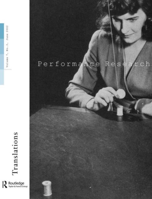Book cover of: Performance Research V7 Issu 2. By: Ric Allsopp