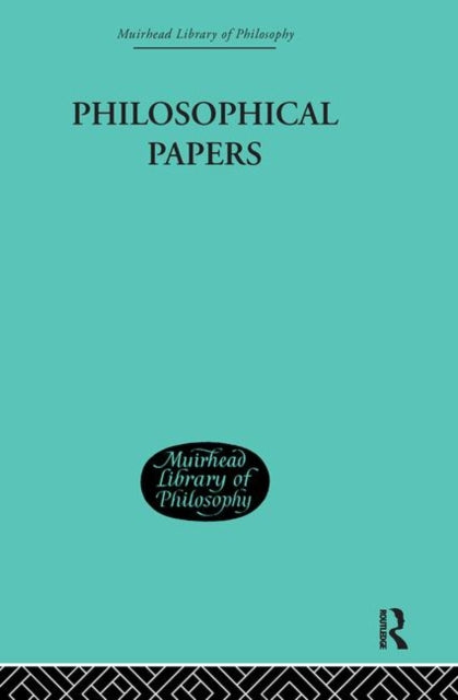 Book cover of: Philosophical Papers. By: George E. Moore