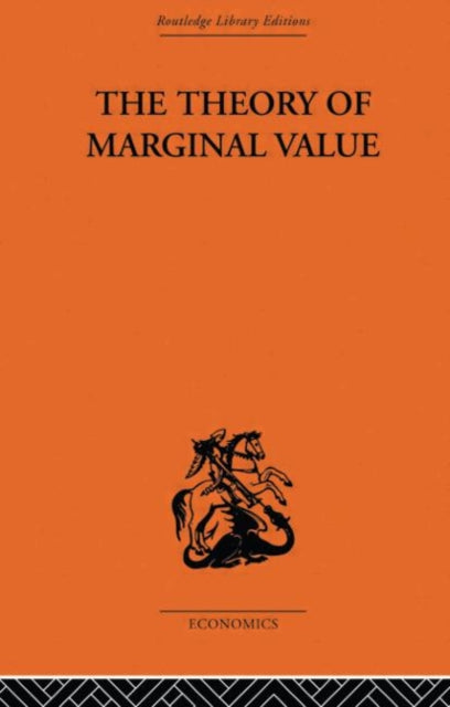 Book cover of: Theory of Marginal Value. By: L. V. Birck