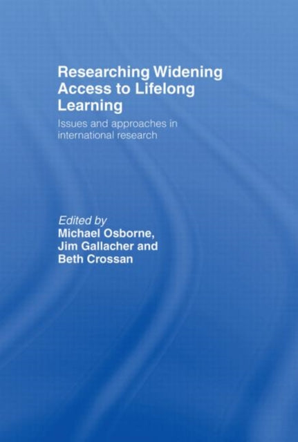 Book cover of: Researching Widening Access to Lifelong Learning. By: M. Osbourne