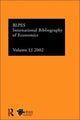 Book cover of: IBSS: Economics: 2002 Vol.51. By: Brit Lib Pol &