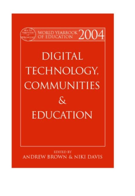 Book cover of: World Yearbook of Education 2004. By: Andrew Brown