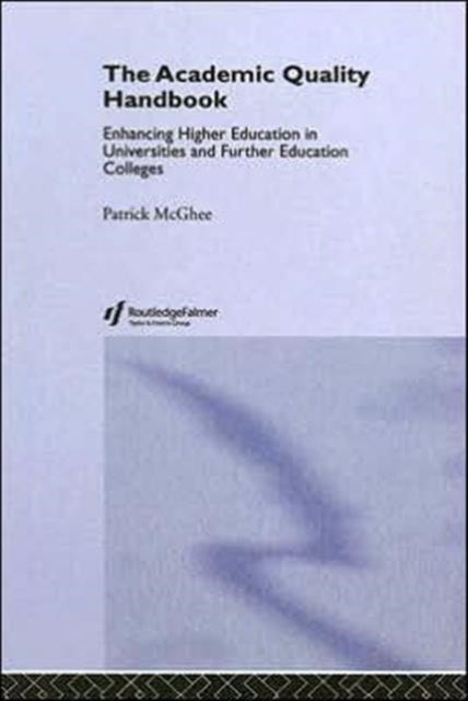 Book cover of: Academic Quality Handbook. By: Patrick McGhee