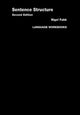 Book cover of: Sentence Structure. By: Nigel Fabb