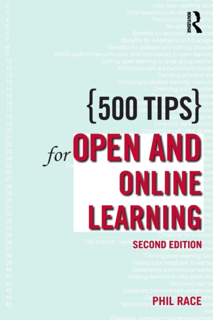Book cover of: 500 Tips for Open and Online Learning