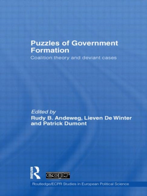 Book cover of: Puzzles of Government Formation. By: Rudy B Andeweg, R. B. Andeweg