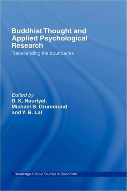 Book cover of: Buddhist Thought and Applied Psychological Research