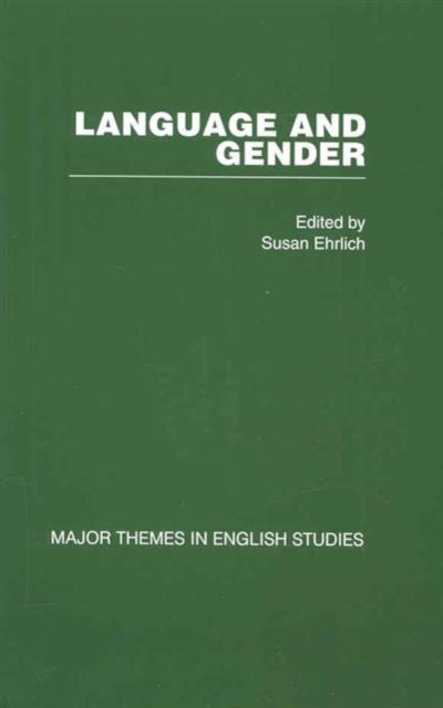 Book cover of: Language and Gender. By: Susan Ehrlich