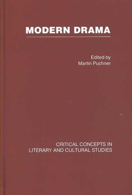 Book cover of: Modern Drama. By: Martin Puchner