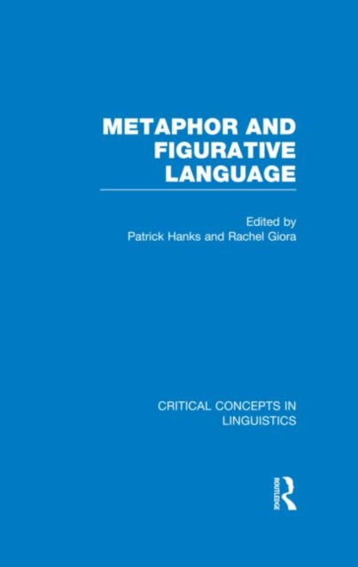 Book cover of: Metaphor and Figurative Language. By: Patrick Hanks