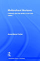 Book cover of: Multicultural Horizons. By: Anne-Marie Fortier, Anne-Ma Fortier