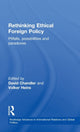 Book cover of: Rethinking Ethical Foreign Policy. By: Chandler/Heins