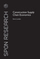 Book cover of: Construction Supply Chain Economics. By: Kerry London
