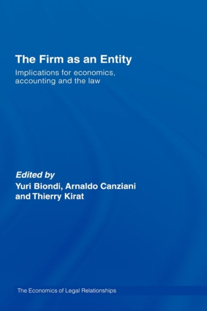 Book cover of: Firm as an Entity