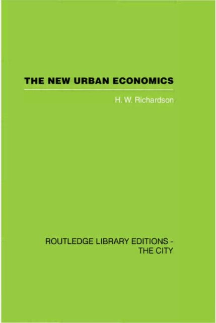 Book cover of: New Urban Economics. By: H. Richardson