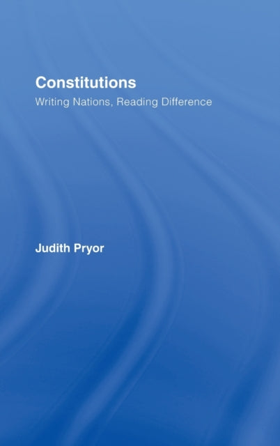 Book cover of: Constitutions. By: Judith Pryor