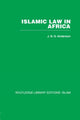 Book cover of: Islamic Law in Africa. By: J N D Anderson