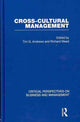 Book cover of: Cross-Cultural Management
